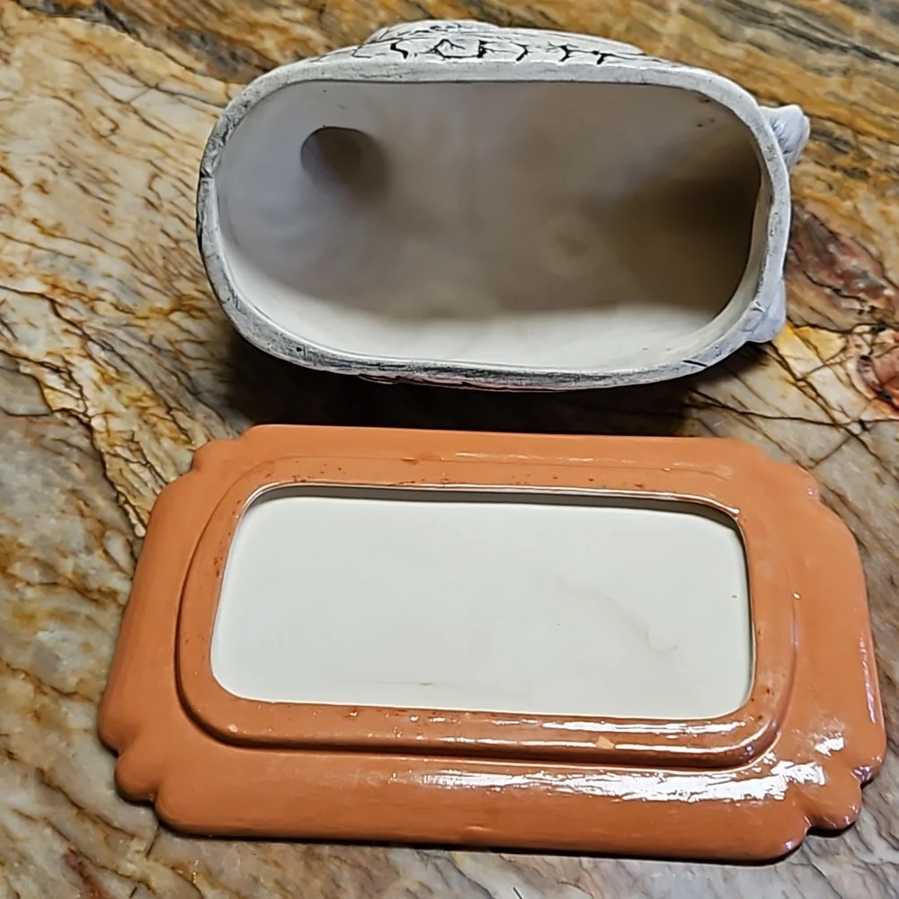 Vintage Hen Butter Dish